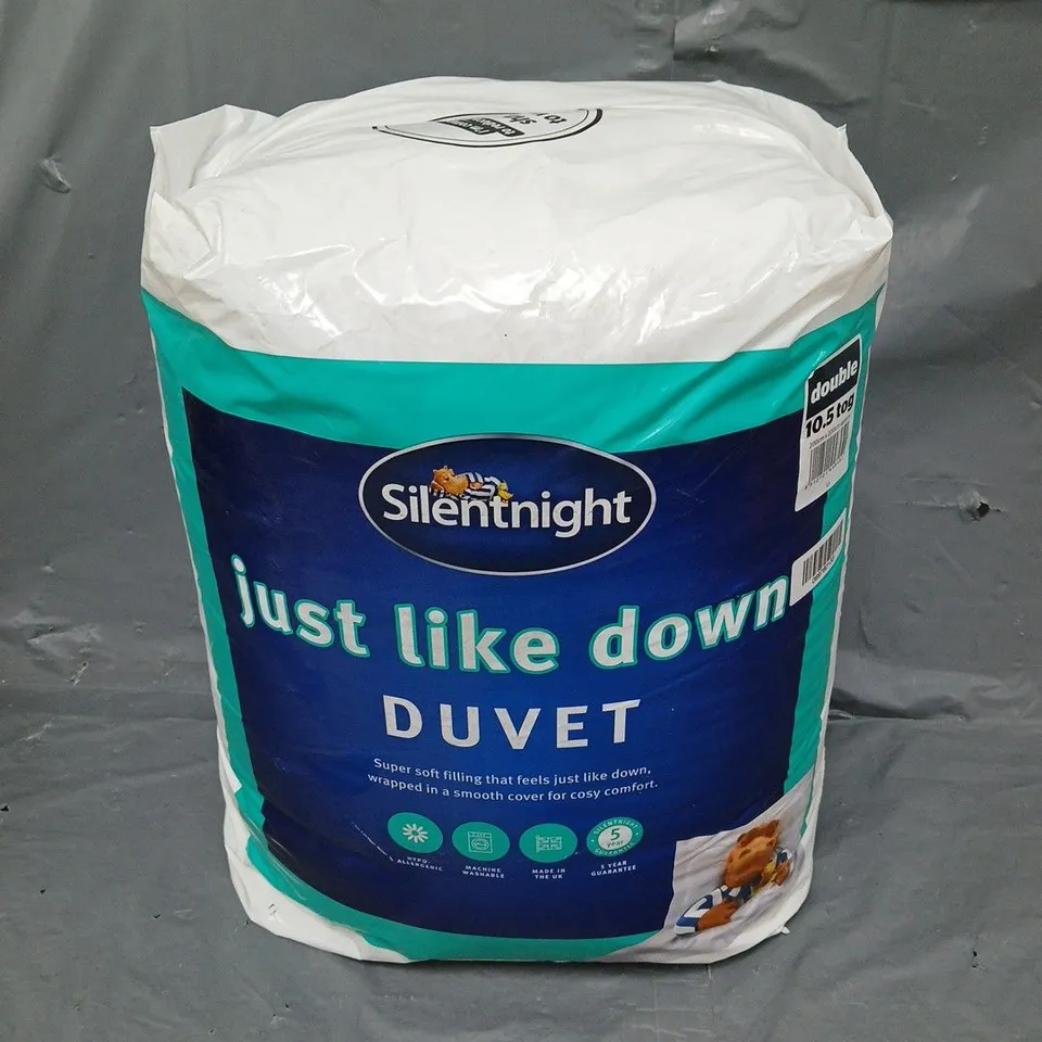 SILENT NIGHT JUST LIKE DOWN DUVET 10.5 TOG - DOUBLE