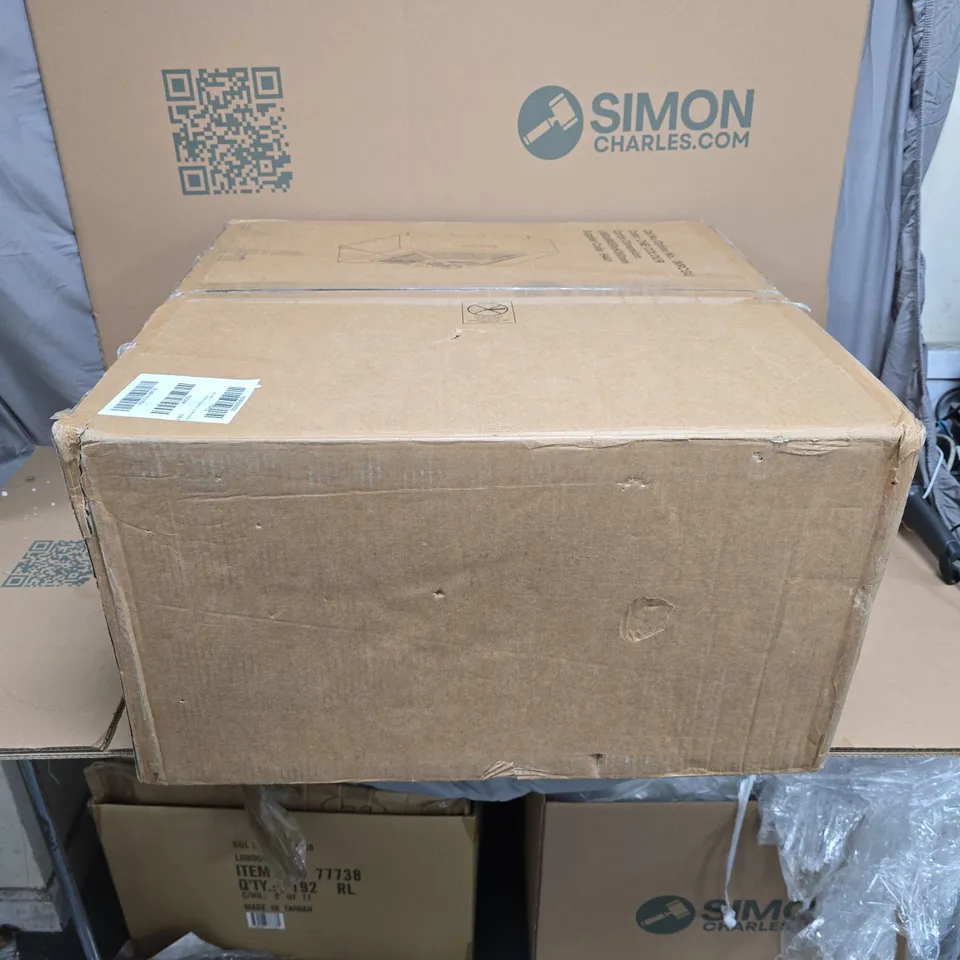 BOXED CLAY EFFECT MGO FIRE PIT - 58CM SQUARE