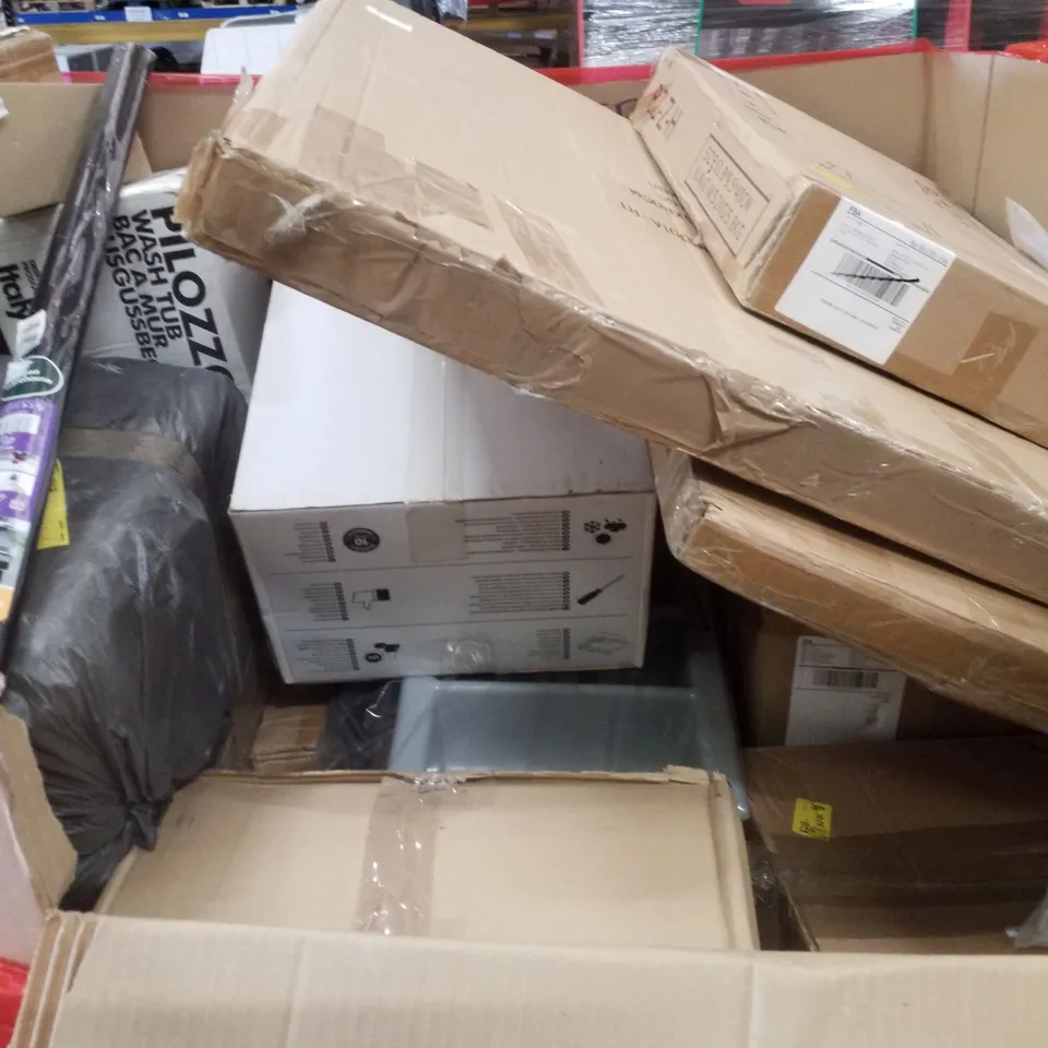 PALLET CONTAINING ASSORTED PRODUCTS INCLUDING ELECTRIC COOKTOP, CHEFMAN OBLITERATOR, STORAGE BOX & PRESSURE  WASHER
