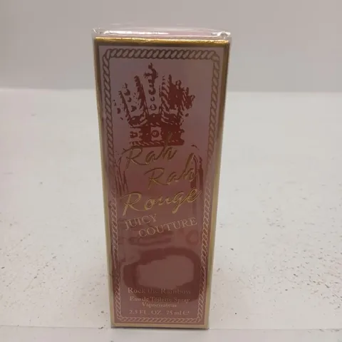 BOXED AND SEALED RAH RAH ROUGE JUICY COUTURE ROCK THE RAINBOW EAU DE TOILETTE 75ML