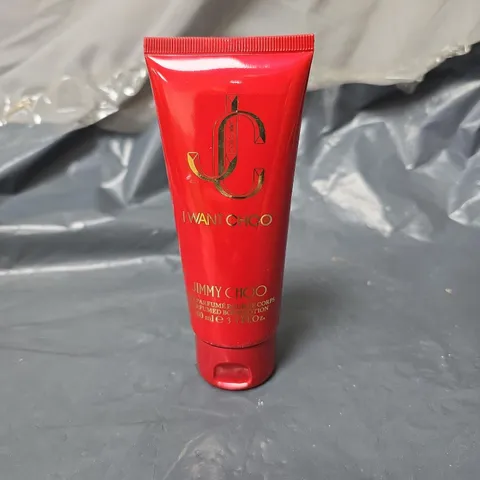 JIMMY CHOO I WANT CHOO BODY LOTION 100ML UNBOXED 