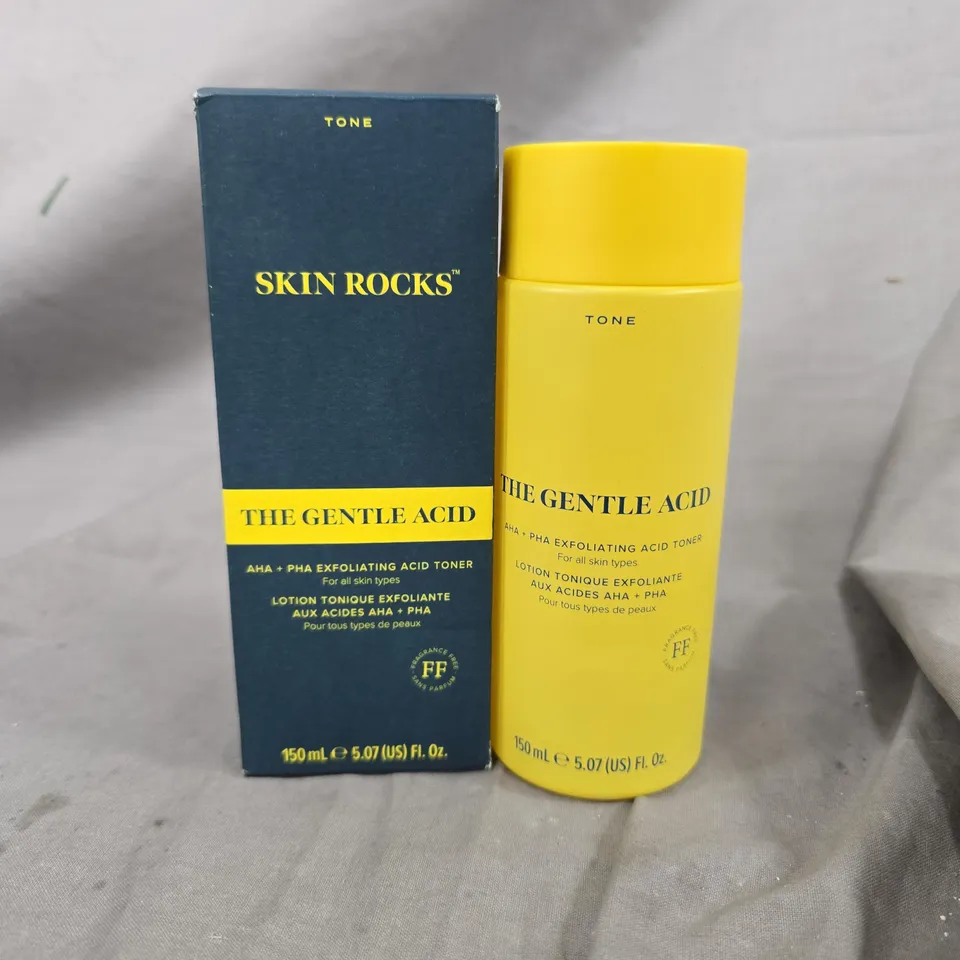 BOXED SKIN ROCKS THE GENTLE ACID AHA+PHA EXFOLIATING ACID TONER (150ML) TONE 02