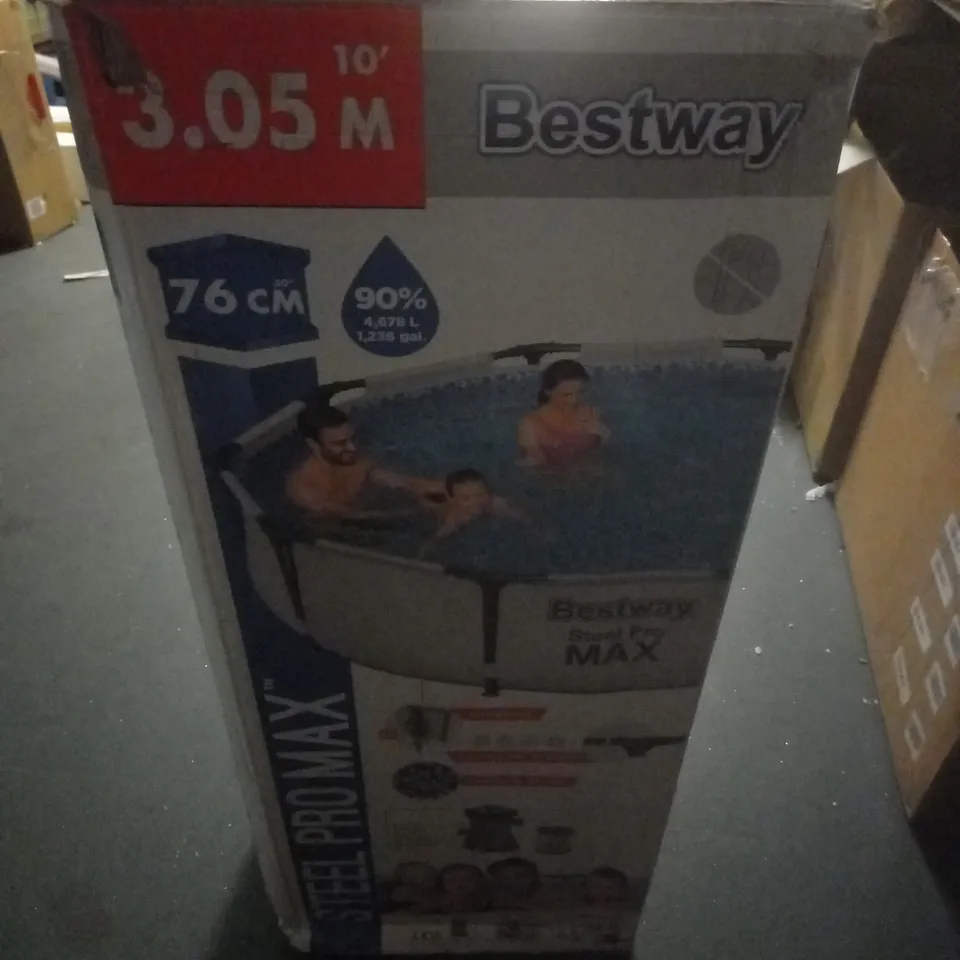 BESTWAY 10FT STEEL PRO MAX POOL  RRP £19.99