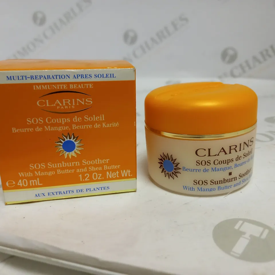CLARINS SOS SUNBURN SOOTHER WITH MANGO BUTTER AND SHEA BUTTER