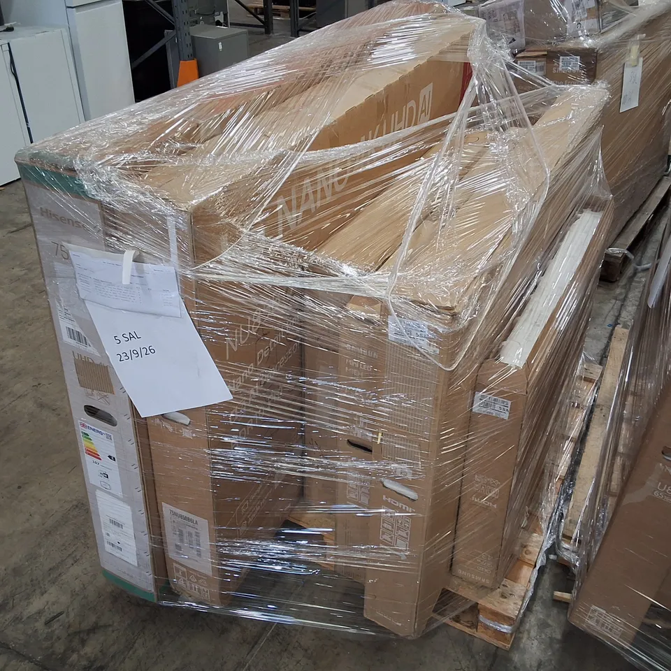 PALLET CONTAINING 6 ASSORTED DAMAGED TVS