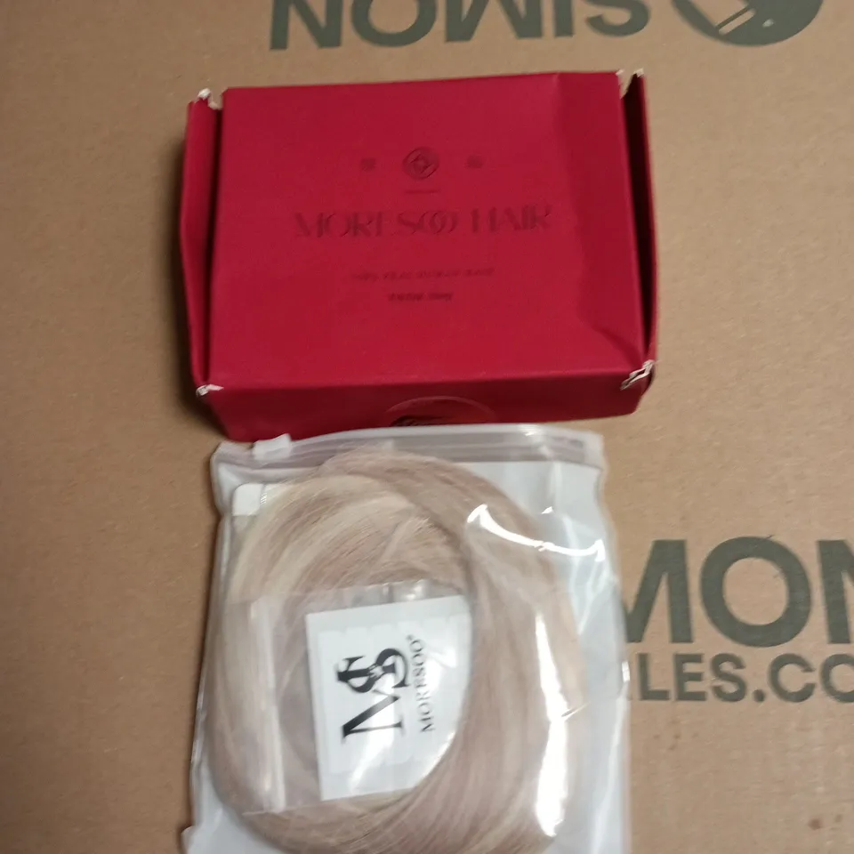 MORESOO HAIR 100% REAL HUMAN HAIR PIECE