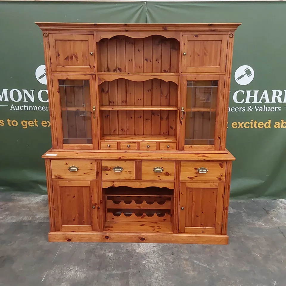 DESIGNER LARGE SOLID PINE WELSH DRESSER UNIT