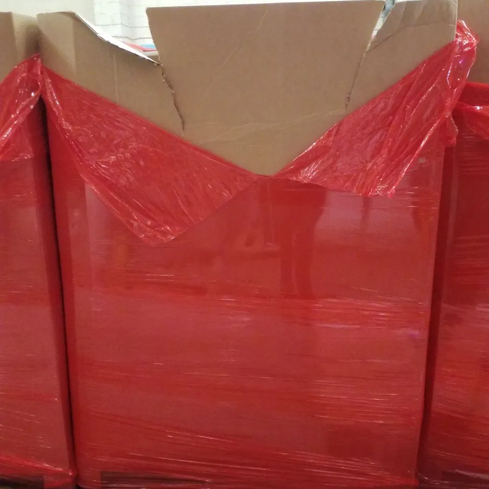 PALLET CONTAINING ASSORTED PRODUCTS INCLUDING WHITE DESK RISER, ELECTRIC HEATED BLANKET, SMART BATHROOM MIRROR & SHOE RACK