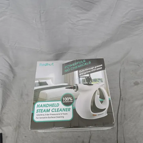 REDHUT HANDHELD STEAM CLEANER 1050W – 12 TOOLS, BOXED