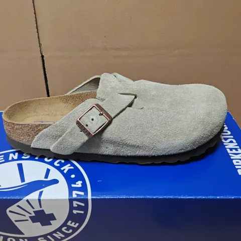 BOXED BIRKENSTOCK BOSTON BS TAUPE – UK 3.5 (EU 36) NARROW FIT