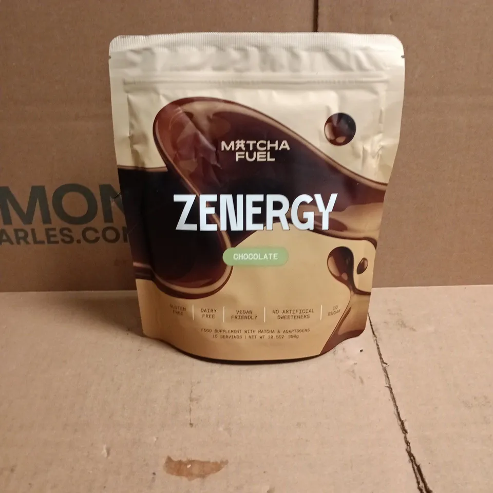 MATCHA FUEL ZENERGY CHOCOLATE 300G SUPPLEMENT