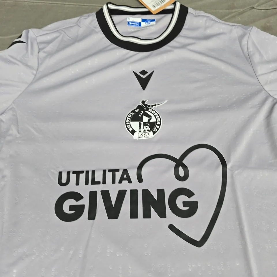 BRISTOL ROVERS AWAY JERSEY SIZE XL