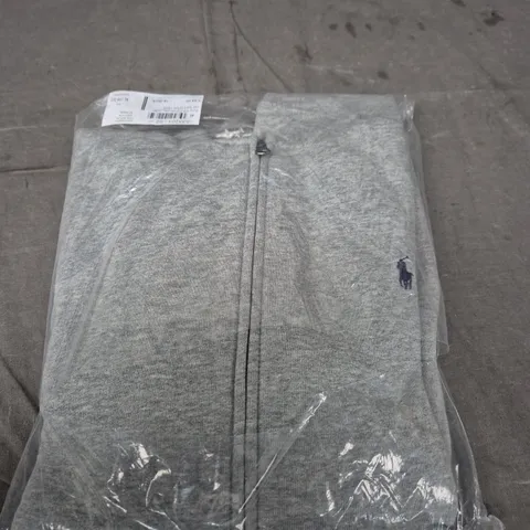 POLO RALPH LAUREN GREY HOODIE SIZE XL