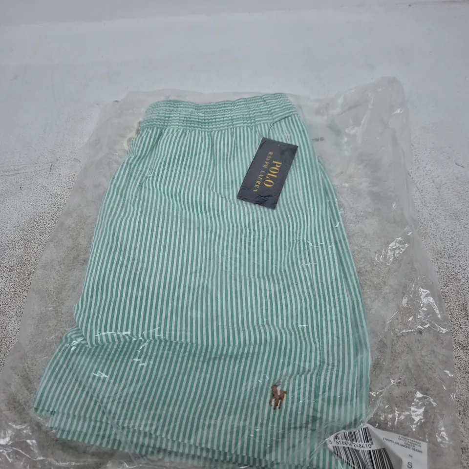 POLO RALPH LAUREN MEN'S TRAVELER SHORT SEERS GREEN – SIZE S