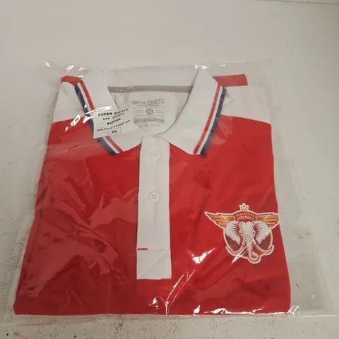 MANCHESTER SUPER GIANTS RED POLO SHIRT – XL