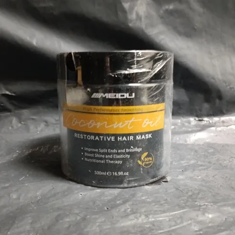 MEIDU HIGH PERFORMANCE SMOOTHING COCONUT OIL RESTORATIVE HAIR MASK (500ML)