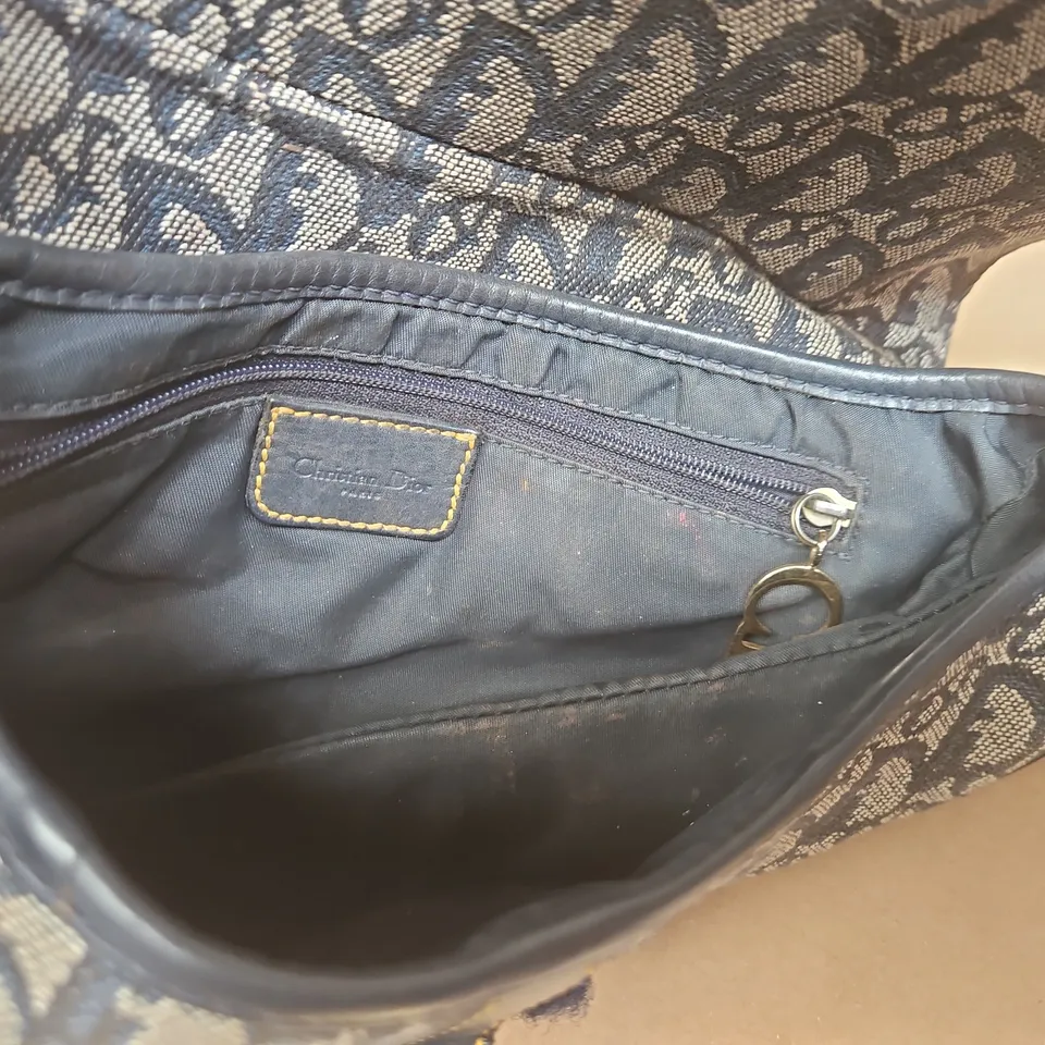 CHRISTIAN DIOR KIDNEY SHAPED HAND BAG