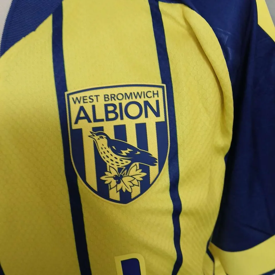 SIGNED MACRON WEST BROM AWAY (YELLOW) 24/25 JERSEY - LARGE