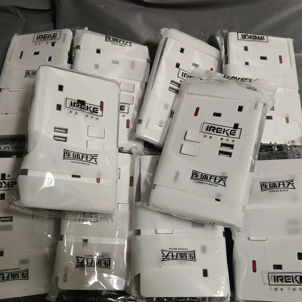 LOT OF 10 IREKE COUPLET SWITCHES WITH USB