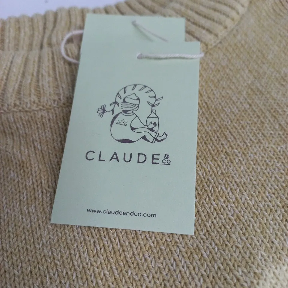 CLAUDE & CO LORI BANANA SPLIT SWEATER – ADULT S/M