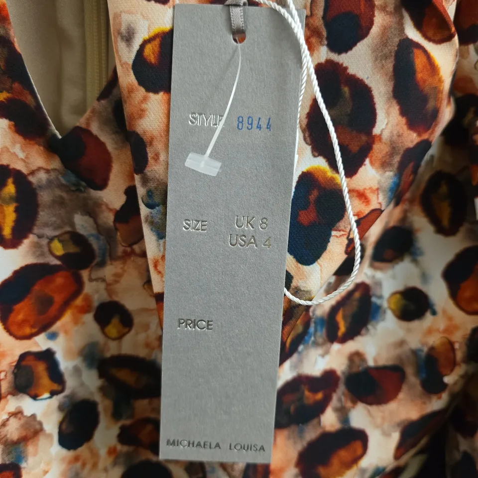 MICHAELA LOUISA LEOPARD PRINT DRESS – UK 8 
