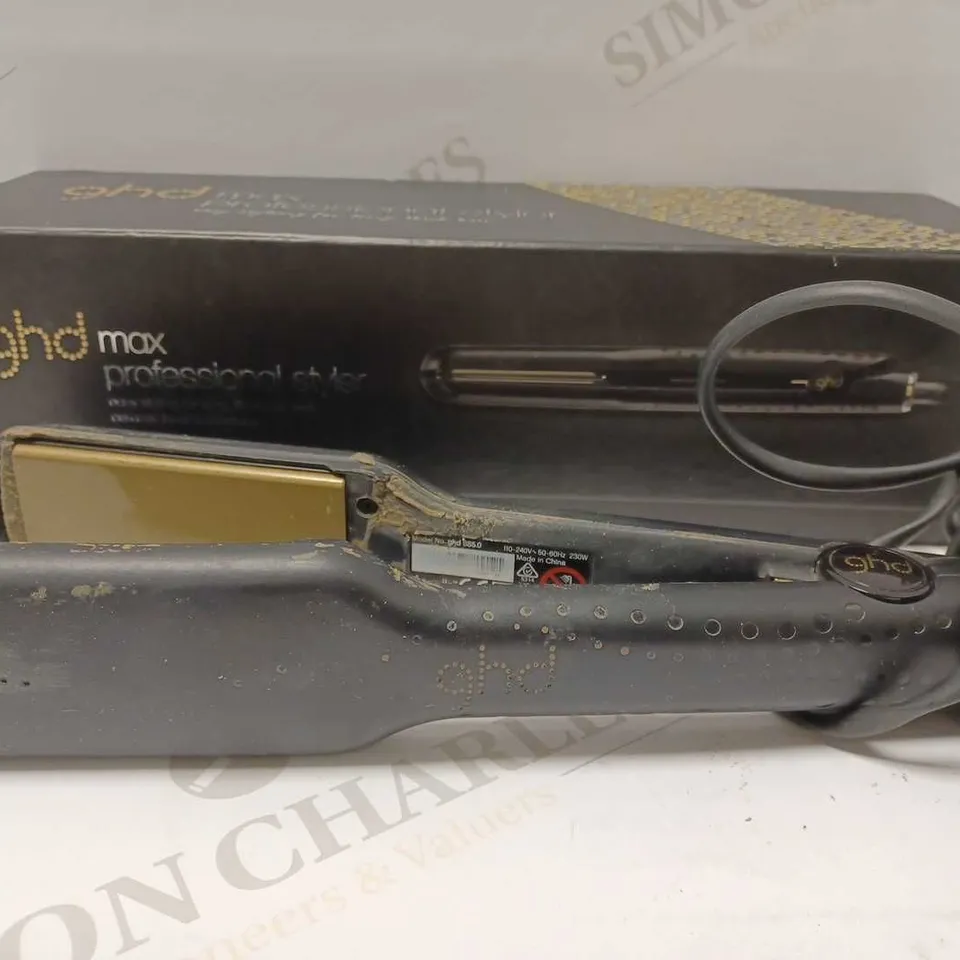GHD SS5.0 GOLD SERIES WIDE PLATES PROFESSIONAL HAIR STRAIGHTENERS