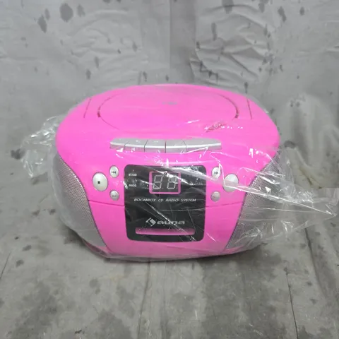 AUNA CD BOOMBOX IN PINK 