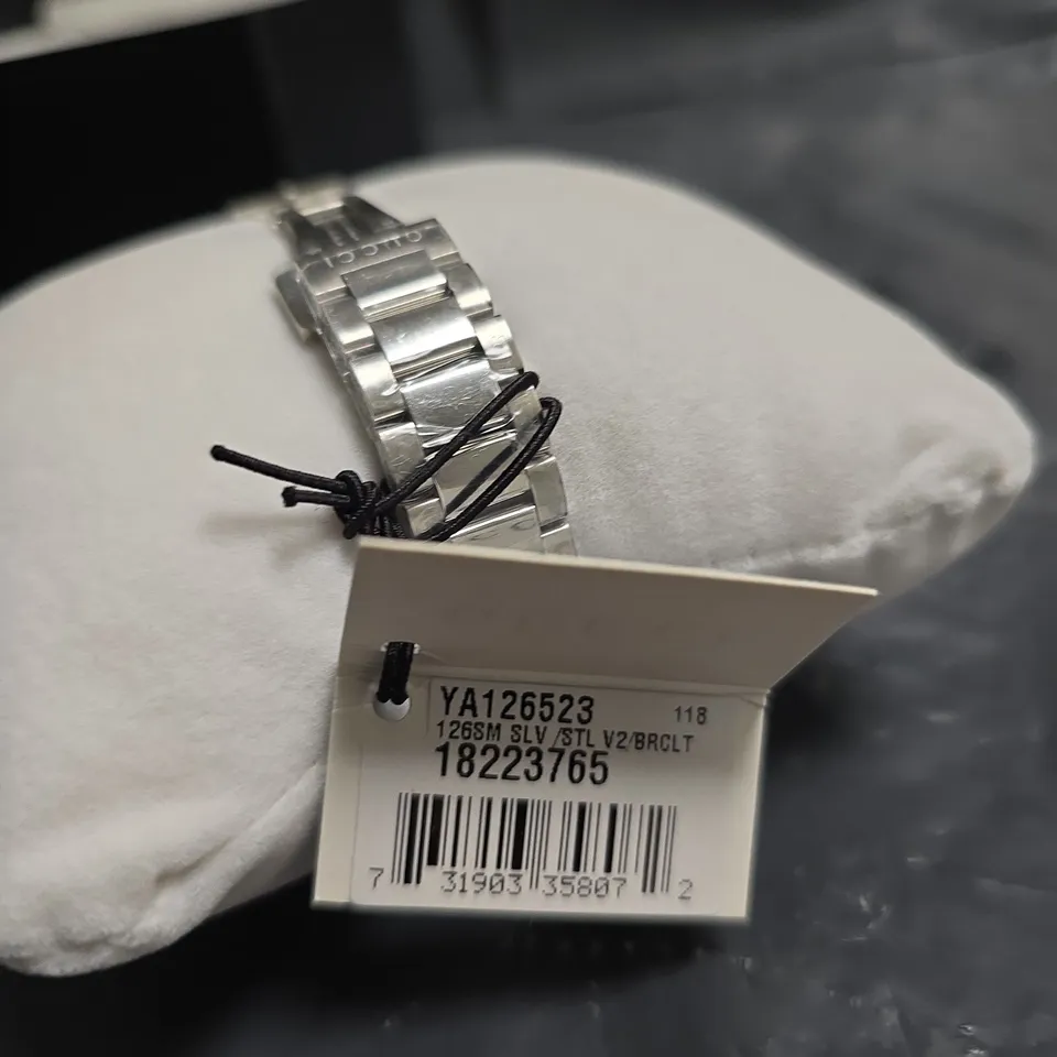 GUCCI STAINLESS STEEL WRISTWATCH – BOXED