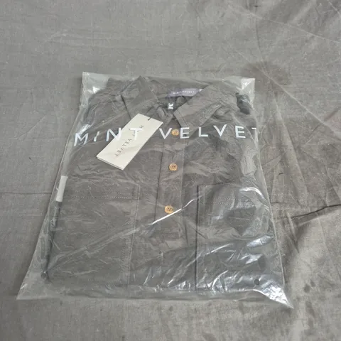 MINT VELVET KHAKI UTILITY MIDI DRESS – UK SIZE S
