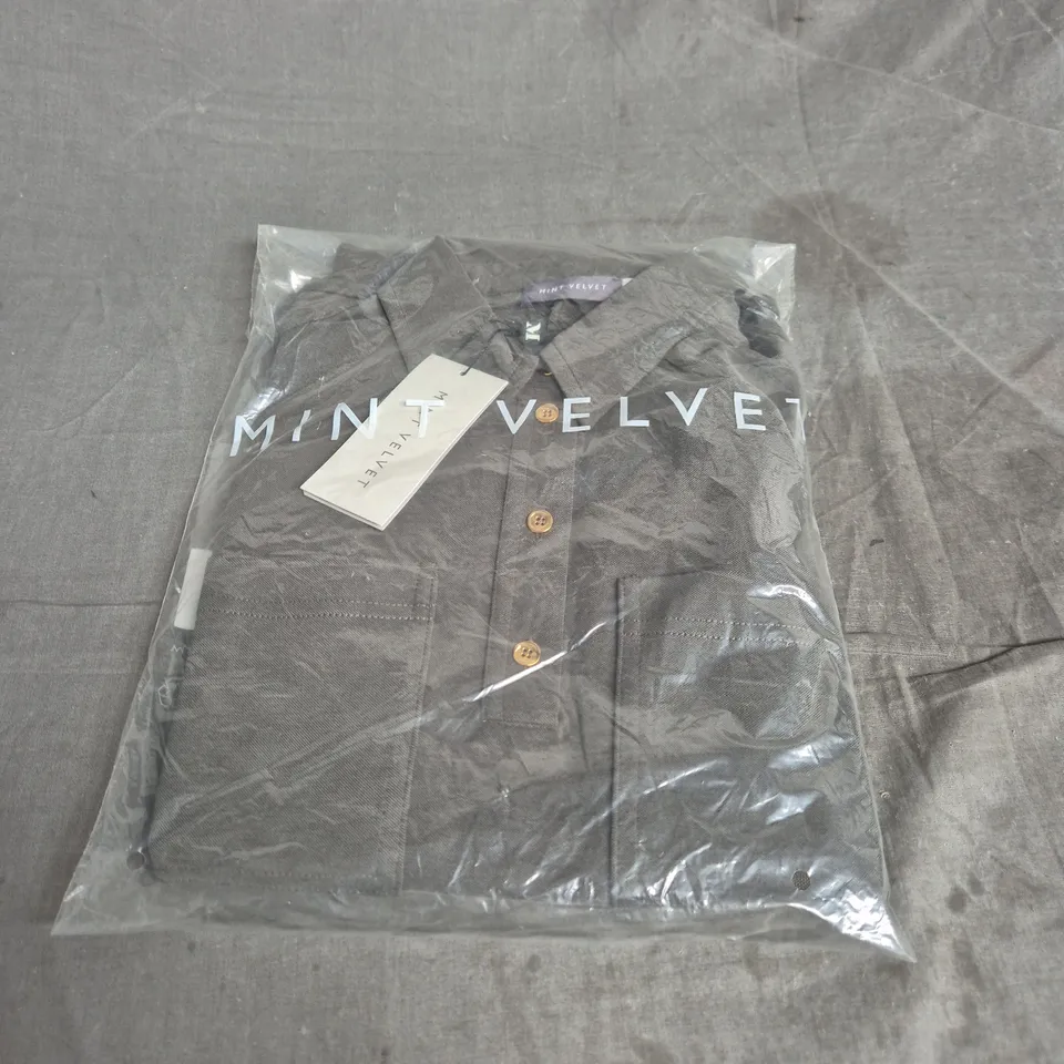 MINT VELVET KHAKI UTILITY MIDI DRESS – UK SIZE S