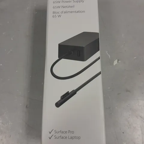 BOXED MICROSOFT SURFACE 65W POWER SUPPLY