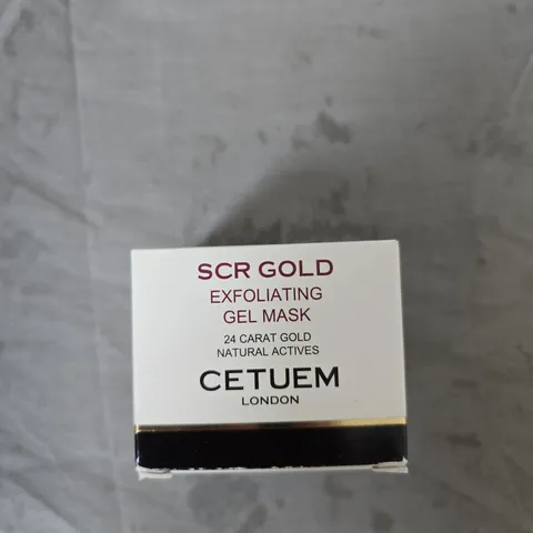 CETUEM LONDON SCR GOLD EXFOLIATING GEL MASK – 50ML
