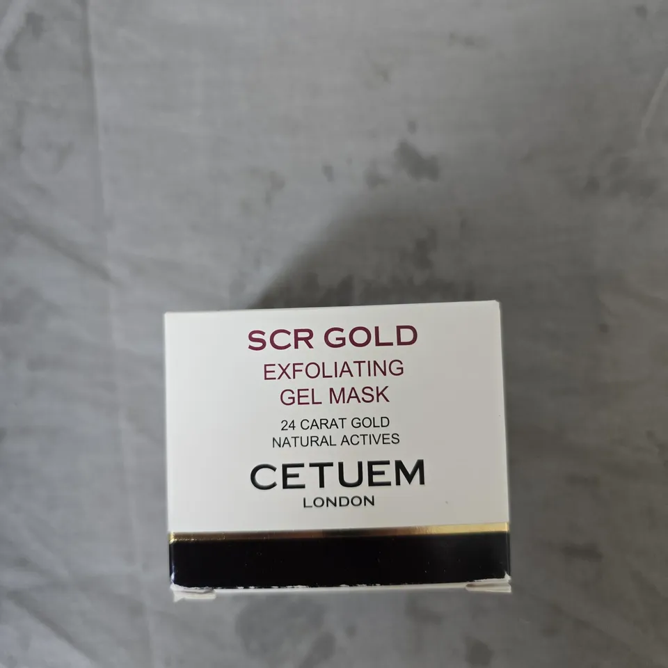CETUEM LONDON SCR GOLD EXFOLIATING GEL MASK – 50ML