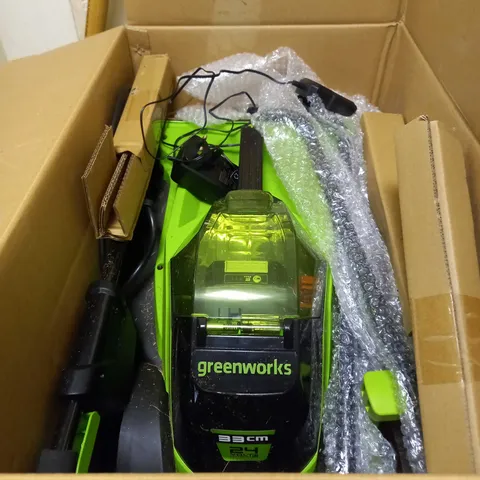 GREENWORKS 24V BATTERY POWERED LAWN MOWER