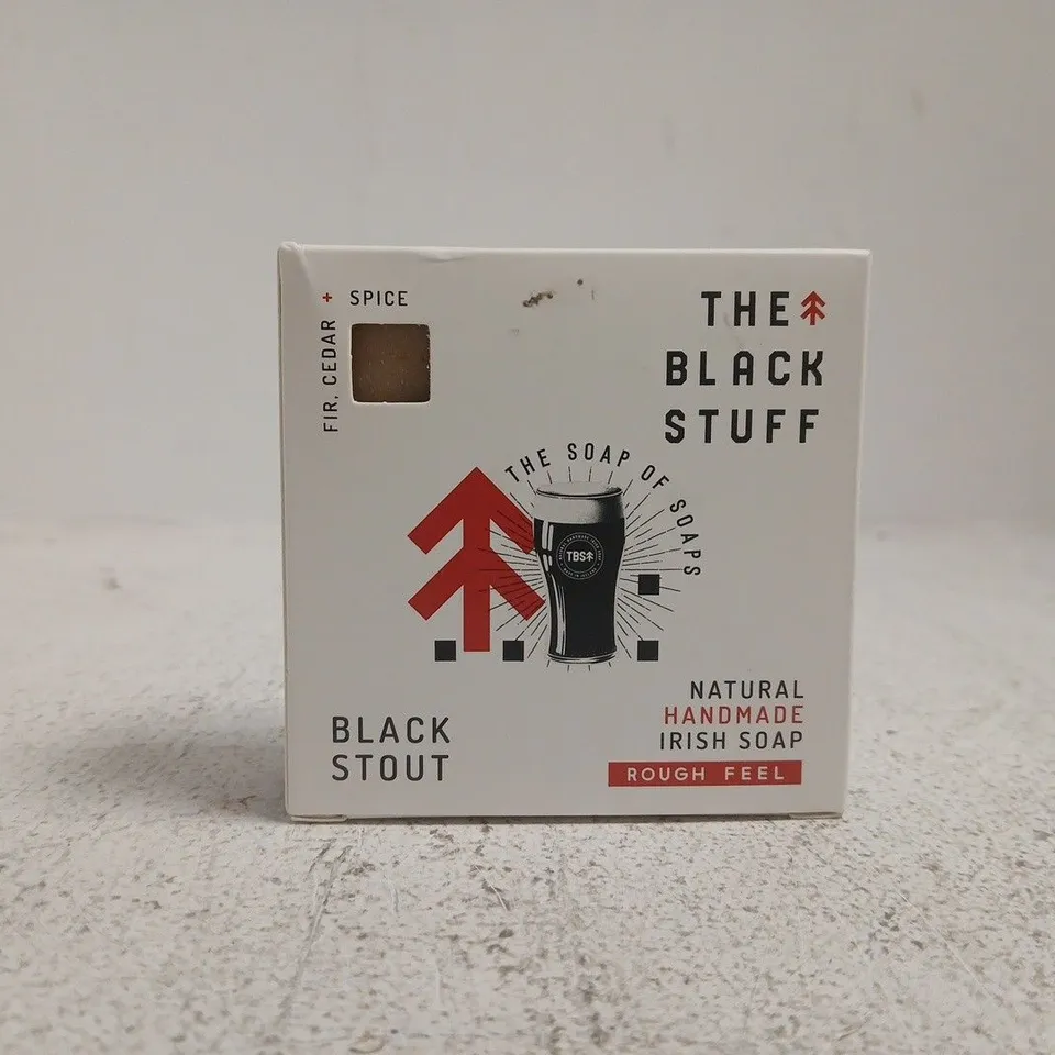 THE BLACK STUFF - BLACK STOUT NATURAL HANDMADE IRISH SOAP