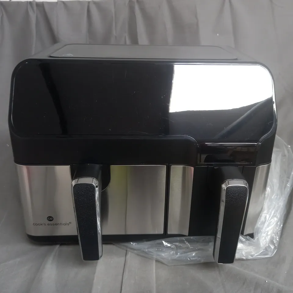 BOXED OUTLET COOK'S ESSENTIALS DUAL AIR FRYER