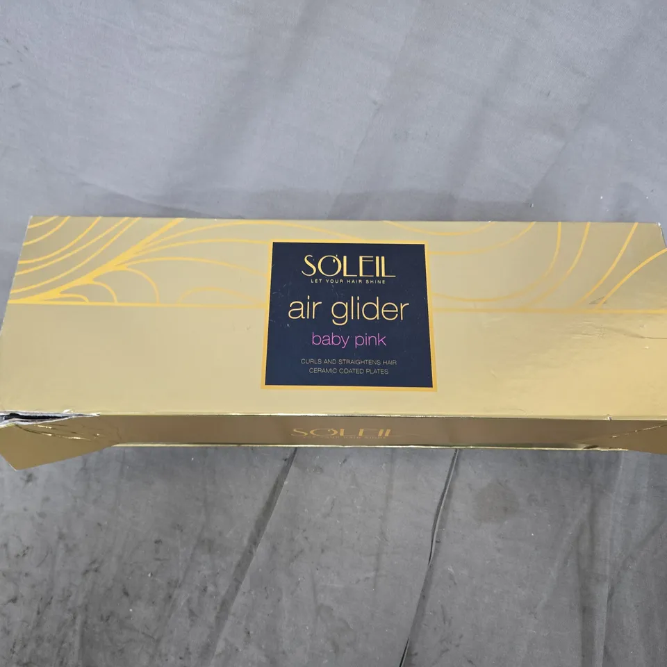 BOXED SOLEIL AIR GLIDER IN BABY PINK