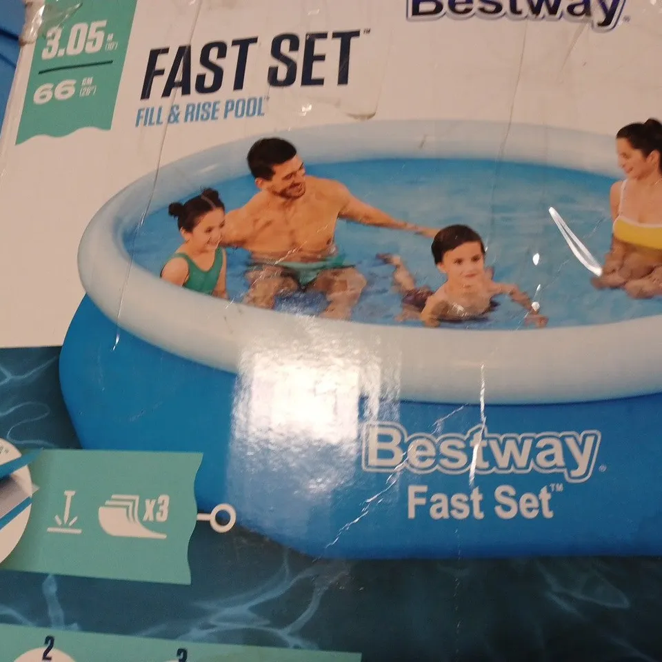 10ft FAST SET SWIMMING POOL RRP £159.99