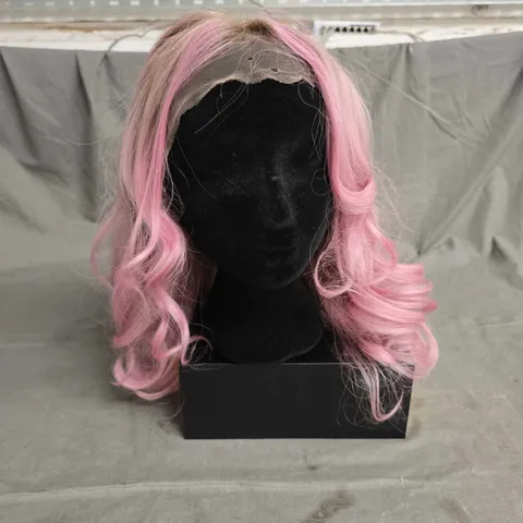 BOXED LILLYS HAIR LACE FRONT WIG IN PINK MIX