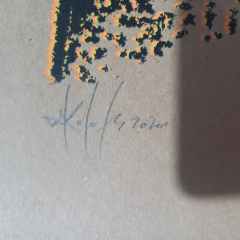 SIGNED LIMITED EDITION GLASS SIREN STUDIO ART PRINT (33/96)