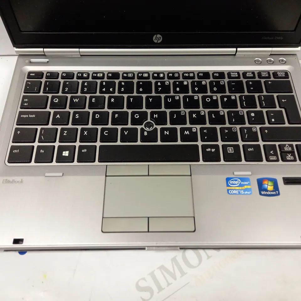 HP ELITE BOOK 2560P LAPTOP IN SILVER