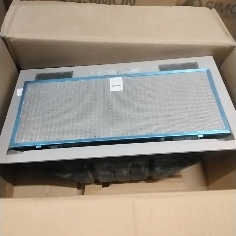 BOXED SMEG KI52E3 52CM CANOPY COOKER HOOD FOR DUCTED/RECIRCULATING VENTILATION - SILVER