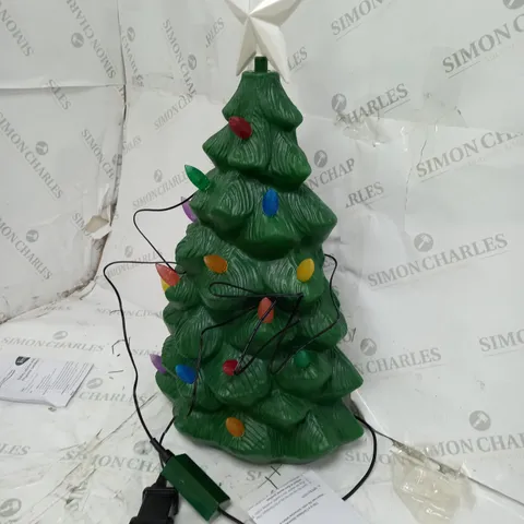BOXED MR CHRISTMAS INDOOR OUTDOOR MOLDED CHRISTMAS TREE