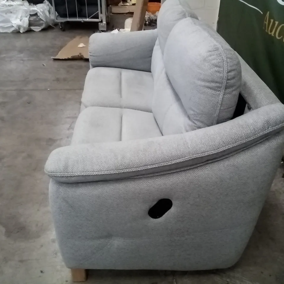 DESIGNER G PLAN JACKSON 3 SEATER MANUAL RECLINER DBL SOFA - GALERA SMOKE