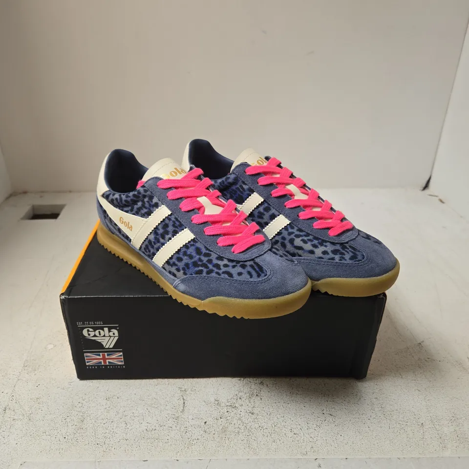 GOLA TORNADO CHEETAH NAVY TRAINERS – UK 6
