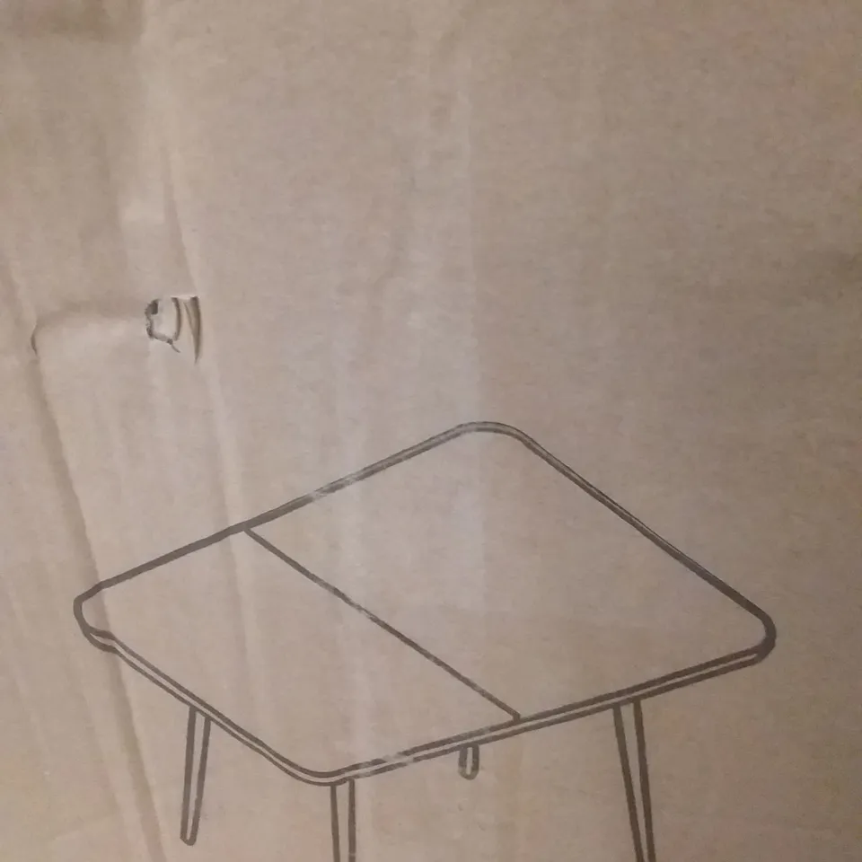 BOXED VIRGO 1.2M EXTENDING TABLE - WHITE GLOSS