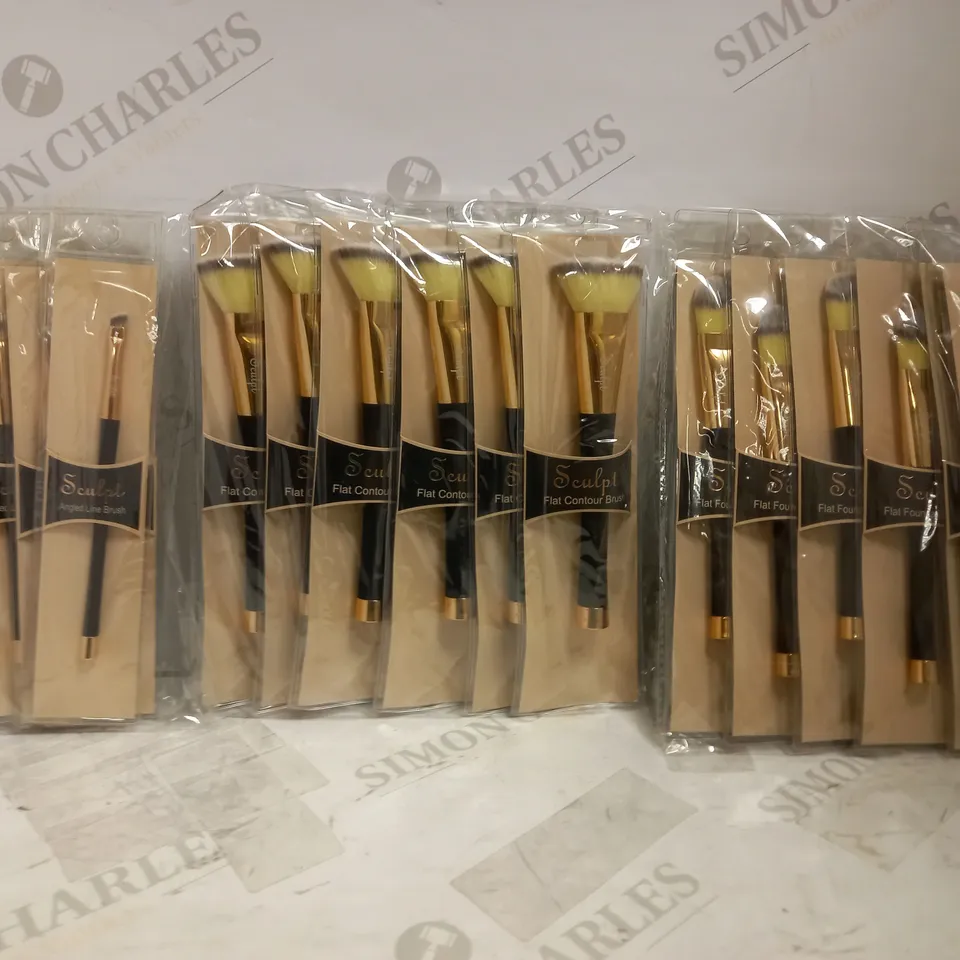 LOT OF APPROXIMATELY 250 BRAND NEW SCULPT MAKEUP BRUSHES