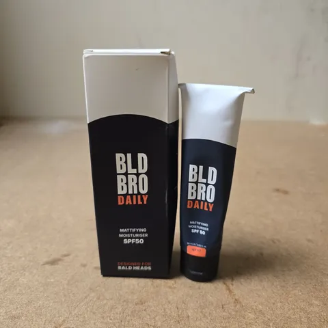 BLD BRO DAILY MATTIFYING MOISTURISER SPF50 FOR BALD HEADS (60ML) – BOXED