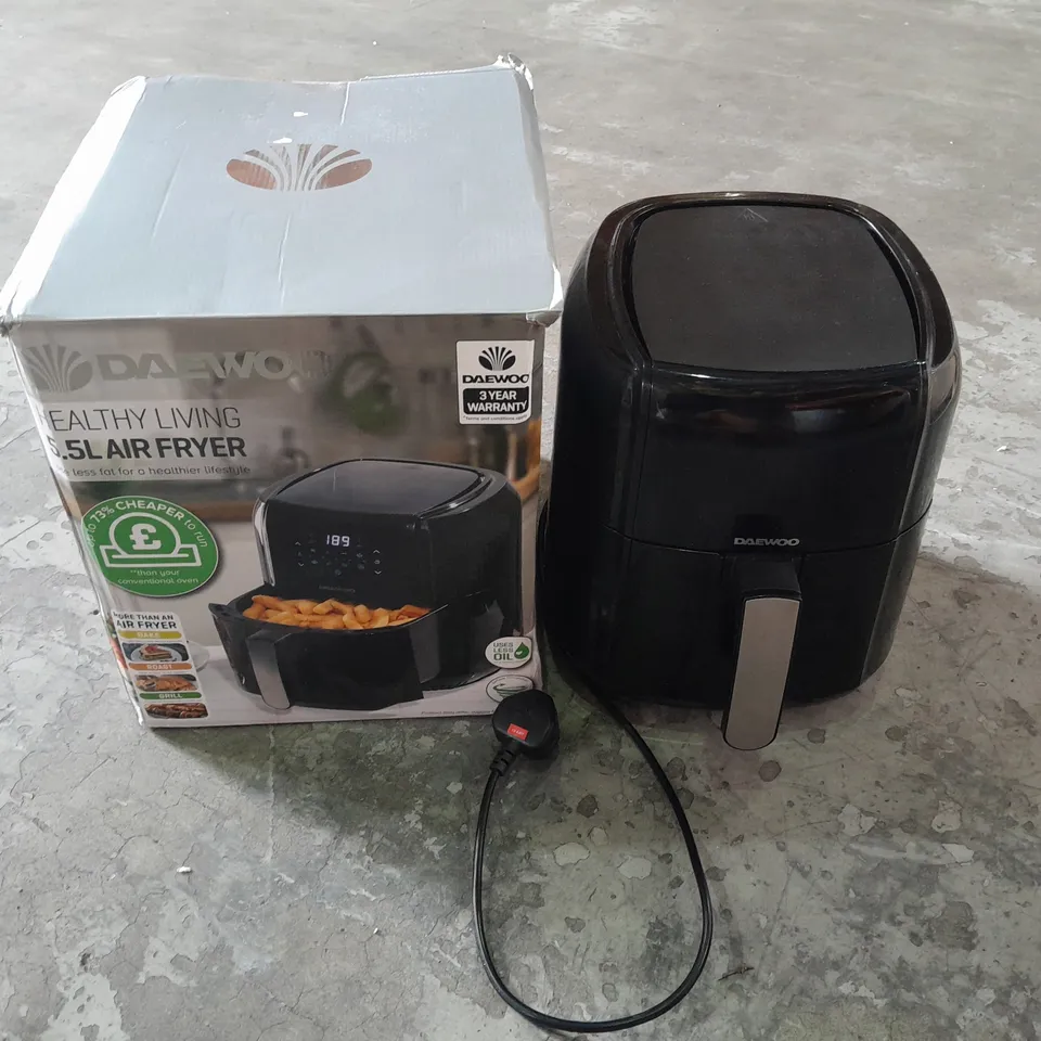 DAEWOO HEALTHY LIVING 5.5L DIGITAL AIR FRYER