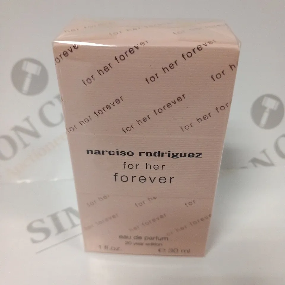 BOXED AND SEALED NARCISO RODRIGEZ FOR HER FOREVER EAU DE PARFUM 20 YEAR EDITION 30ML